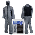 Reusable Anti-Static Automotive Paint Suit (Medium) - Breathable Protective Auto Spray Paint Coveralls with Hood & Mesh Back - Polyester