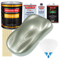 Sage Green Metallic - Urethane Basecoat with Premium Clearcoat Auto Paint - Complete Medium Gallon Paint Kit - Professional Gloss Automotive Coating
