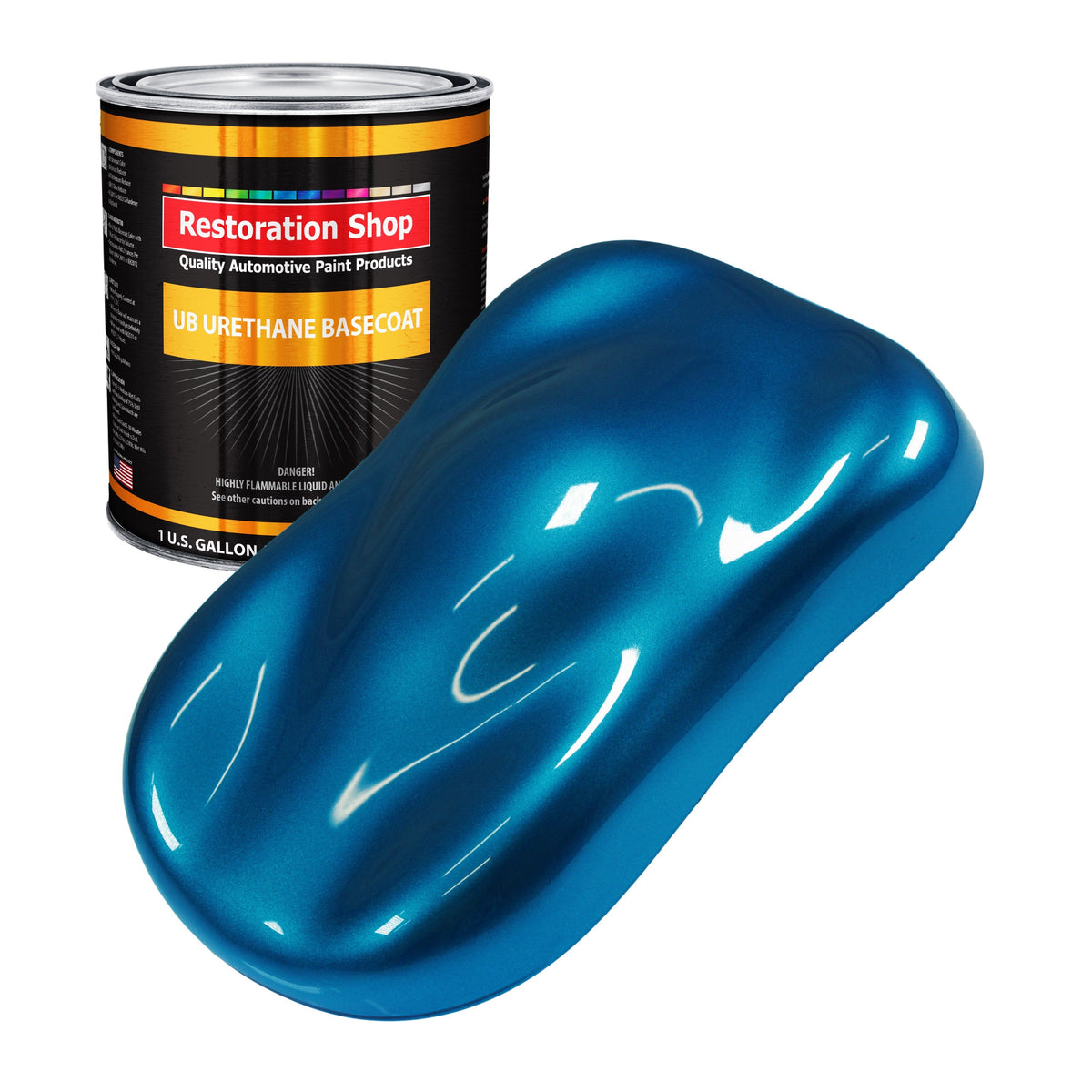 Cruise Night Blue Metallic - Urethane Basecoat Auto Paint - Gallon Paint Color Only - Professional High Gloss Automotive, Car, Truck Coating