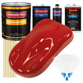 Jalapeno Bright Red - Urethane Basecoat with Clearcoat Auto Paint - Complete Slow Gallon Paint Kit - Professional Gloss Automotive Car Truck Coating