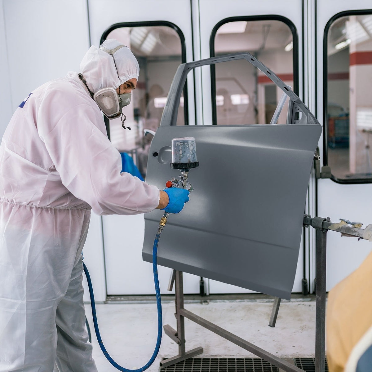 Gray Epoxy Primer & Sealer 2.1 VOC (Gallon Kit) Anti-Corrosive DTM High-Performance Primer for Automotive & Industrial Use - 1 Sprayable Gallon