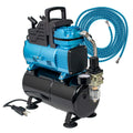 1/5 HP Super Cool Runner Dual Fan Tank Air Compressor Kit Model TC-426 - Professional Single-Piston, Regulator Water Trap, Holder