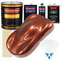 Saddle Brown Firemist - Urethane Basecoat with Clearcoat Auto Paint (Complete Medium Gallon Paint Kit) Professional Gloss Automotive Car Truck Coating