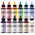 ChefFood Coloring Set - 12 of the Most Popular Colors in 2 fl. oz. Bottles