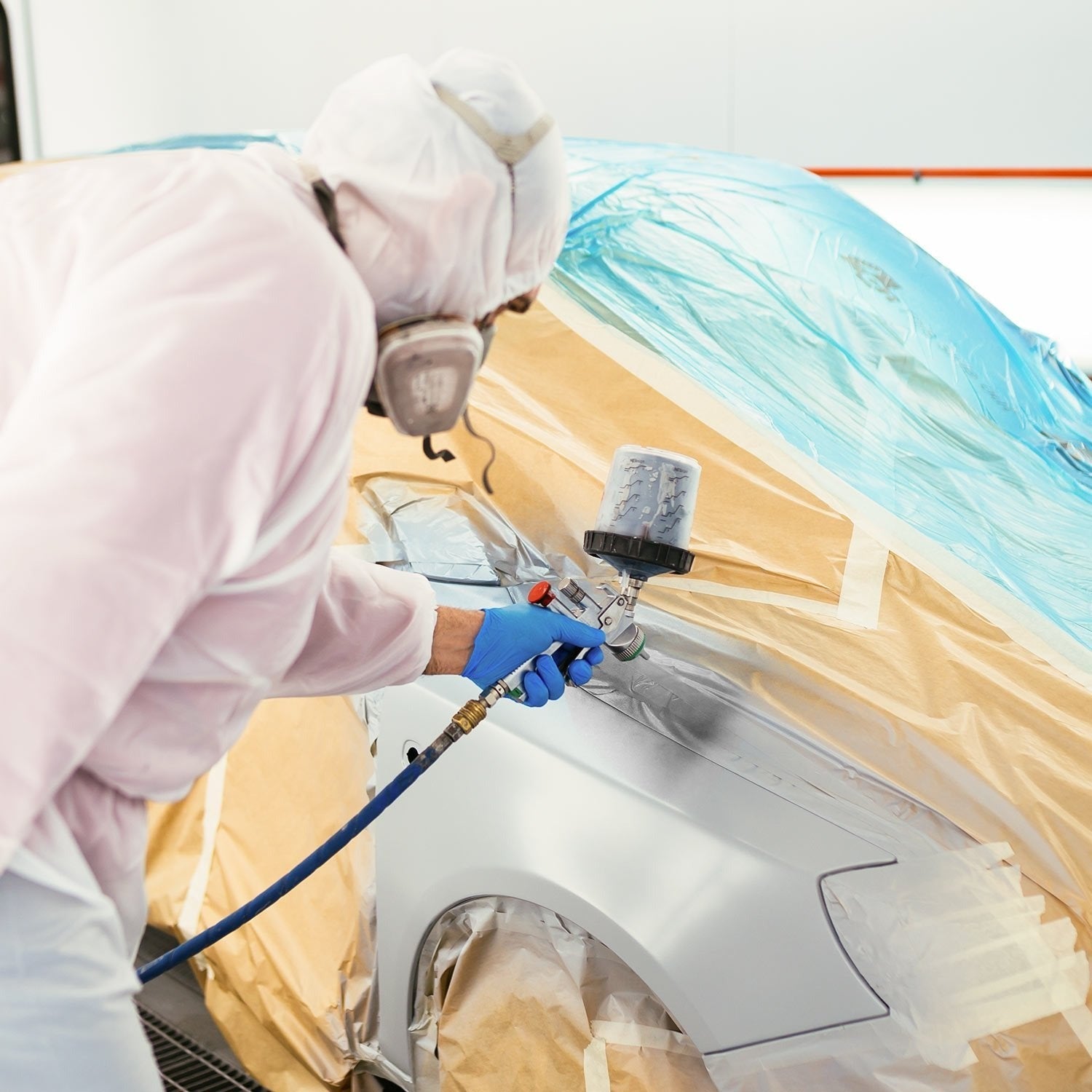 Gray Epoxy Primer & Sealer 2.1 VOC (Gallon Kit) Anti-Corrosive DTM High-Performance Primer for Automotive & Industrial Use - 1 Sprayable Gallon