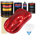Firethorn Red Pearl - Urethane Basecoat with Clearcoat Auto Paint - Complete Slow Gallon Paint Kit - Professional Gloss Automotive Car Truck Coating