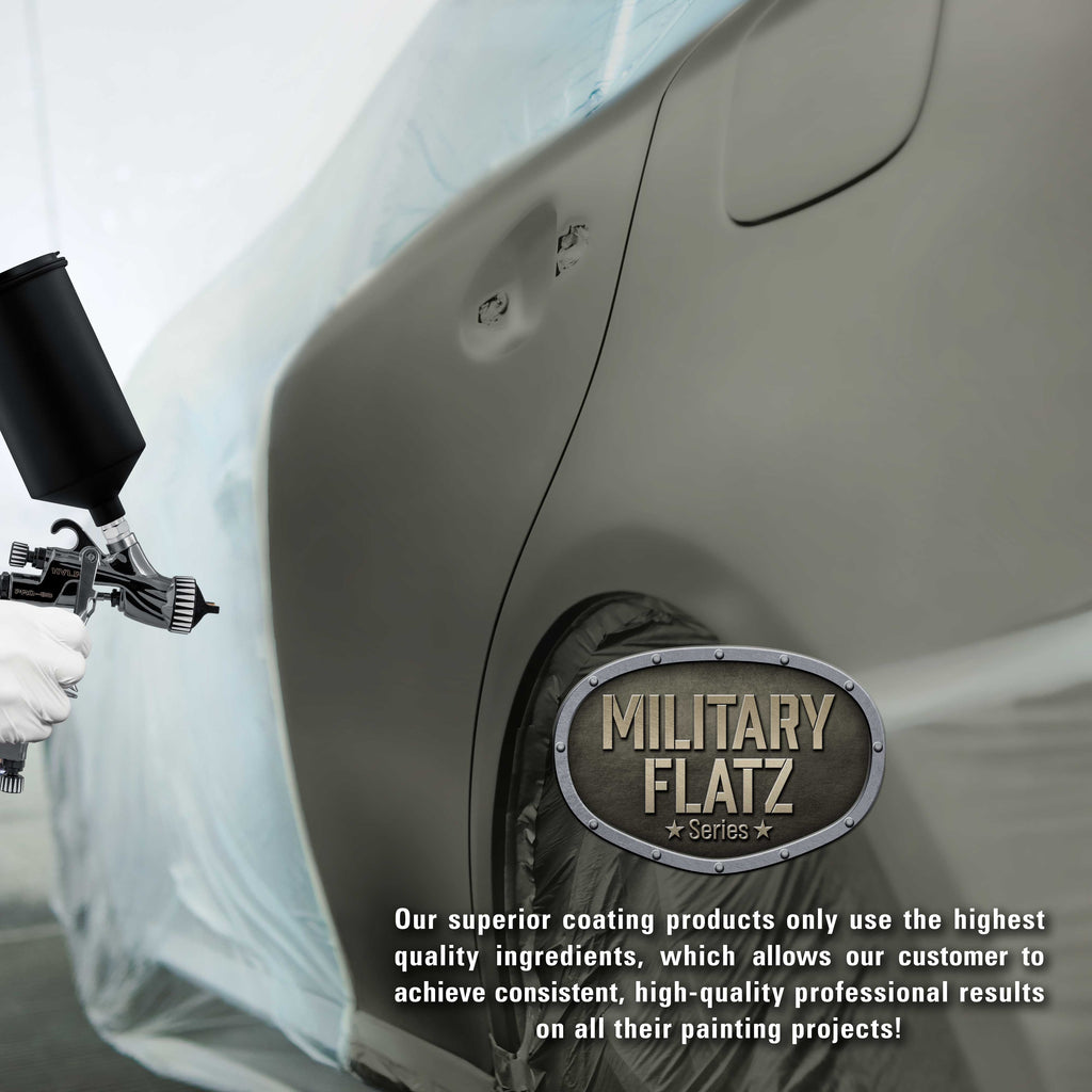 Military Flatz 595-34052 USMC Dark Olive - 2K Urethane Flat Automotive Paint - Quart Kit