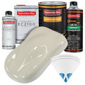Spinnaker White Urethane Basecoat with European Clearcoat Auto Paint - Complete Quart Paint Color Kit - Automotive Refinish Coating