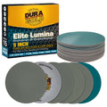 Elite Lumina 5" Foam Sanding Discs,Grits 1500 2000 2500 3000 5000, 15 Disc Variety Pack