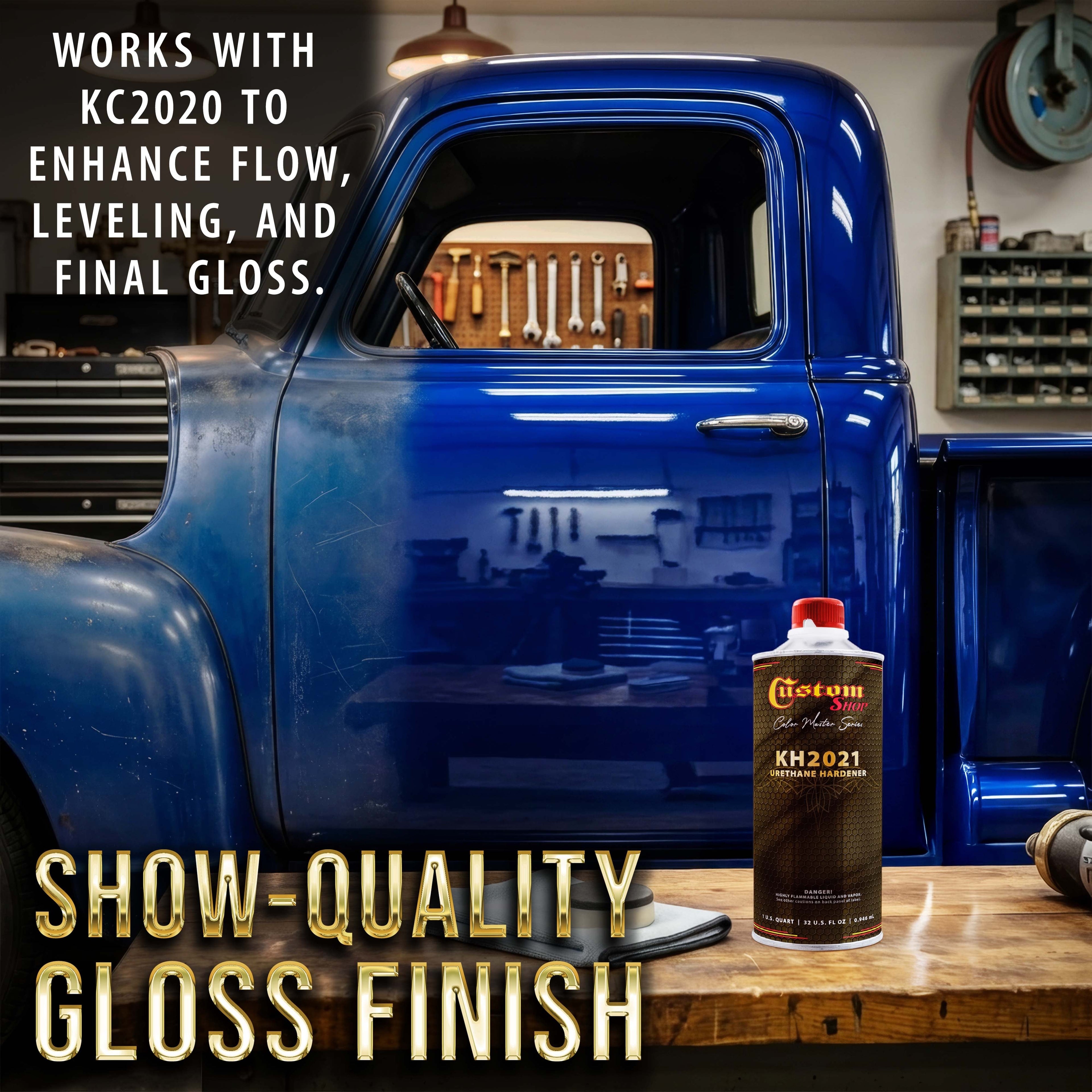 KH2021 Ultra Flow Urethane Clearcoat Hardener, 1 Quart