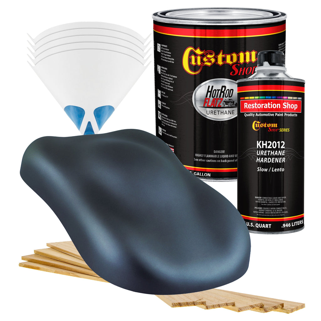 Military Flatz 595-25045 Insignia Blue - 2K Urethane Flat Automotive Paint - Gallon Kit