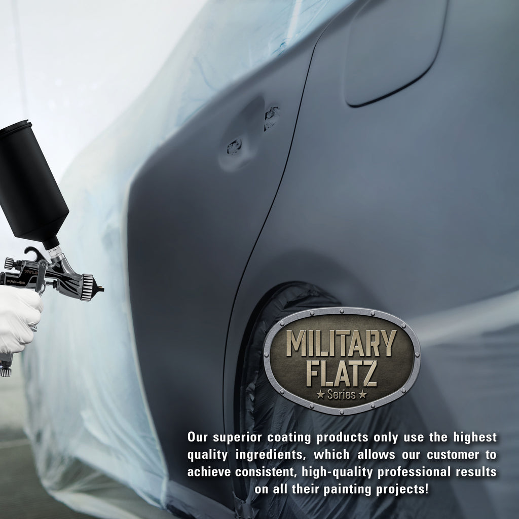 Military Flatz 595-25045 Insignia Blue - 2K Urethane Flat Automotive Paint - 2K Aerosol