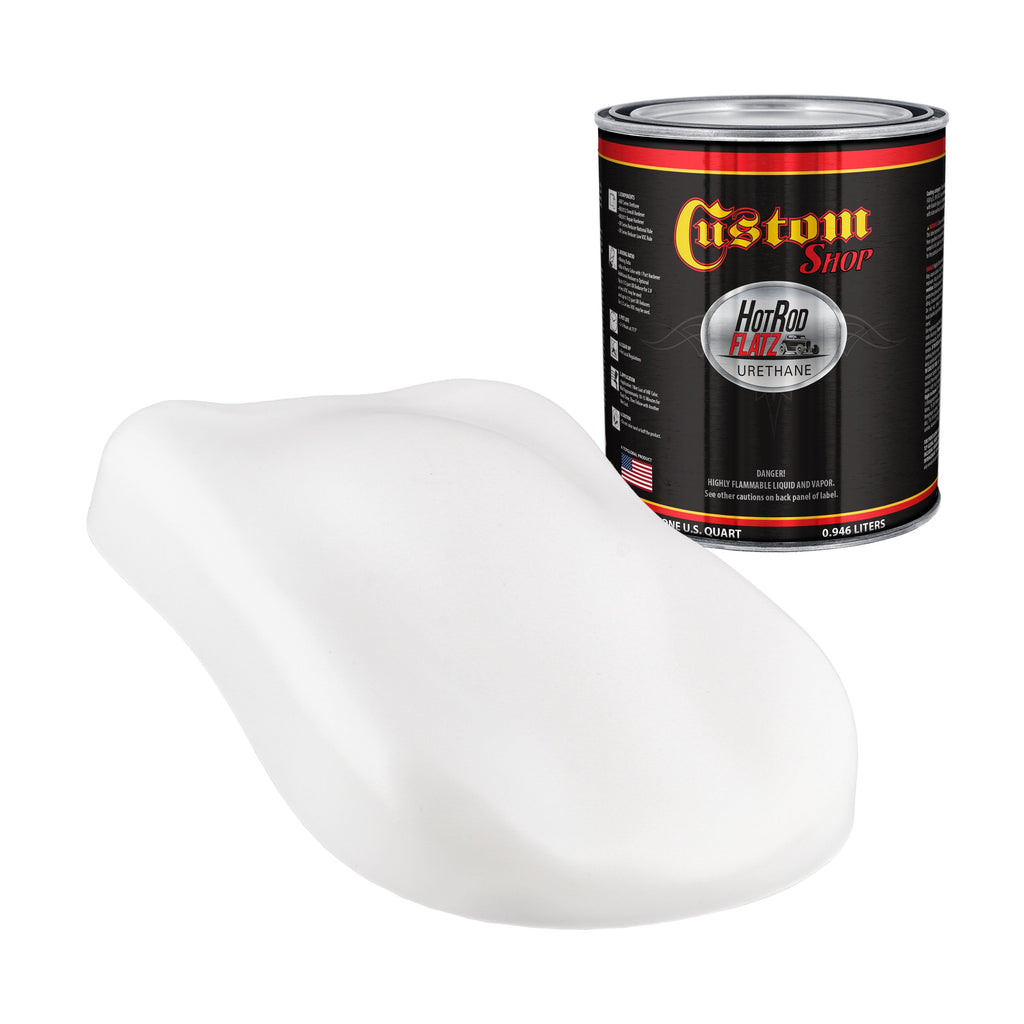 Military Flatz 595-37925 White - 2K Urethane Flat Automotive Paint - Quart