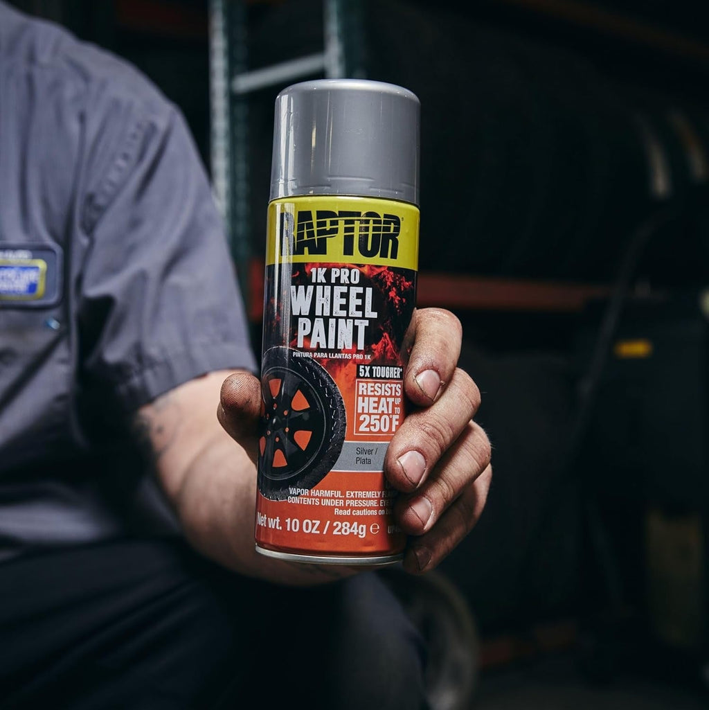 Wheel Paint Spray, Repair & Extend Wheels, Professional Grade & Extra Tough, Silver