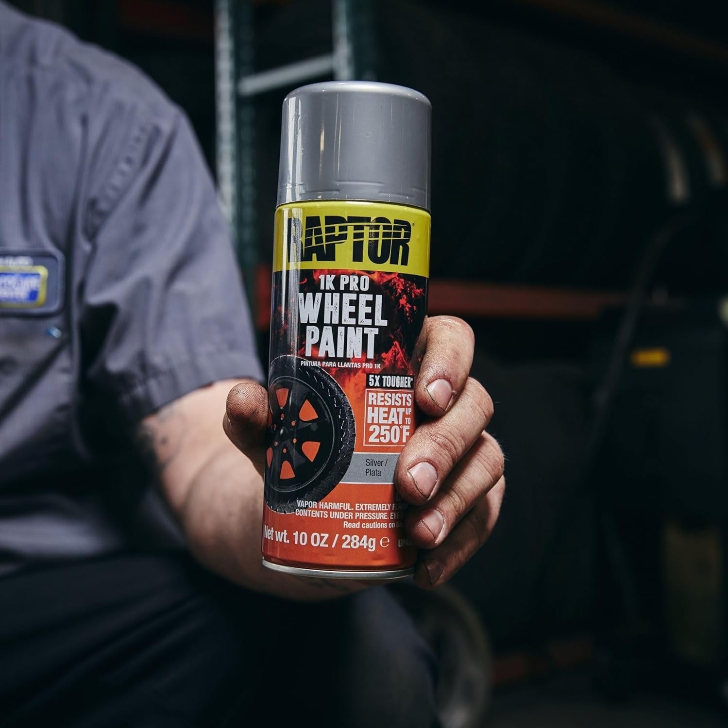 Wheel Paint Spray, Repair & Extend Wheels, Professional Grade & Extra Tough, Silver