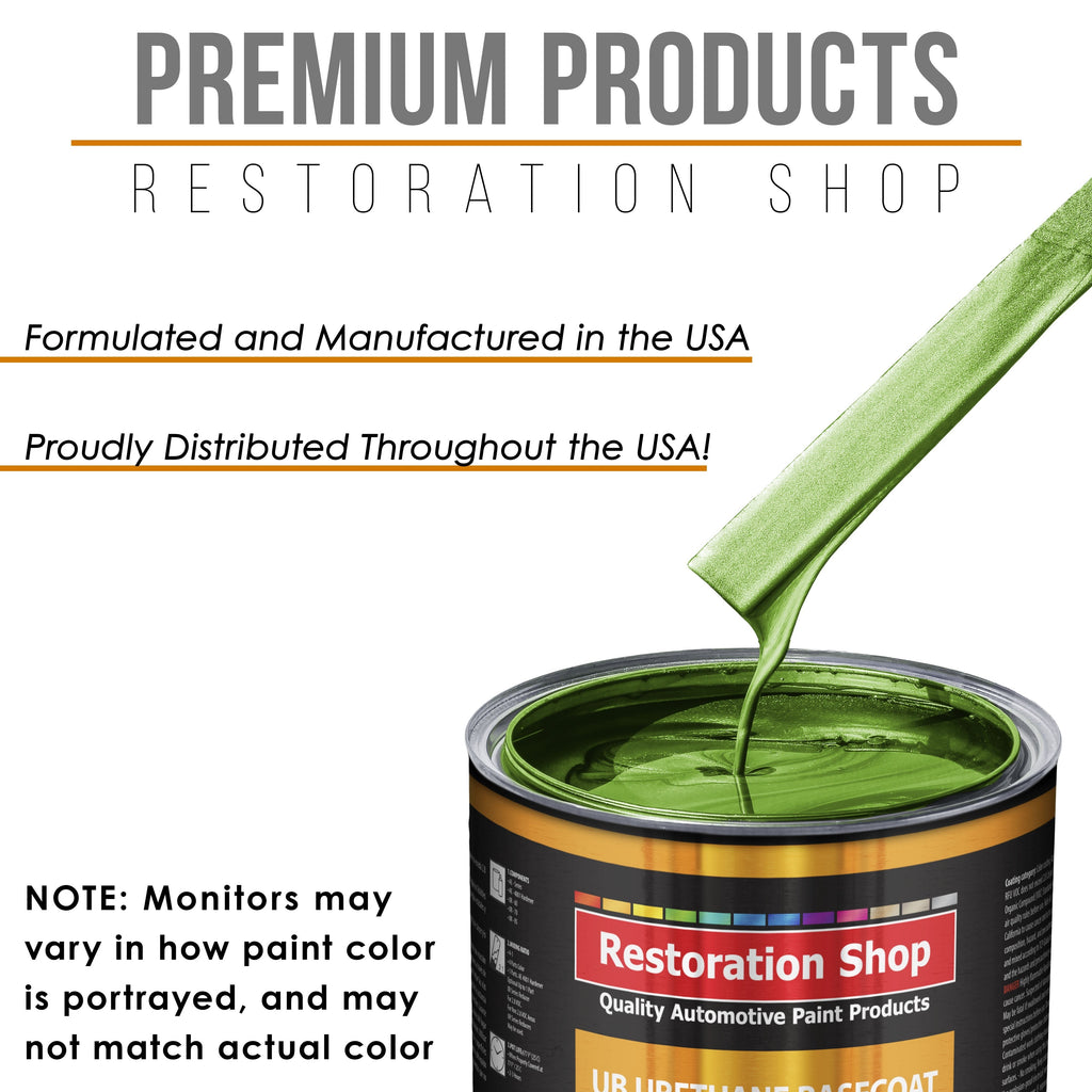 Synergy Green Metallic - Urethane Basecoat Auto Paint - Gallon Paint Color Only - Professional High Gloss Automotive, Car, Truck Coating