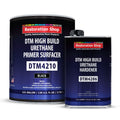 1.25 Gallon 2K High Build Primer Automotive Paint Kit - 1 Gal. Black Urethane Primer Surfacer, 1 Qt Hardener, 4:1 Mix Ratio