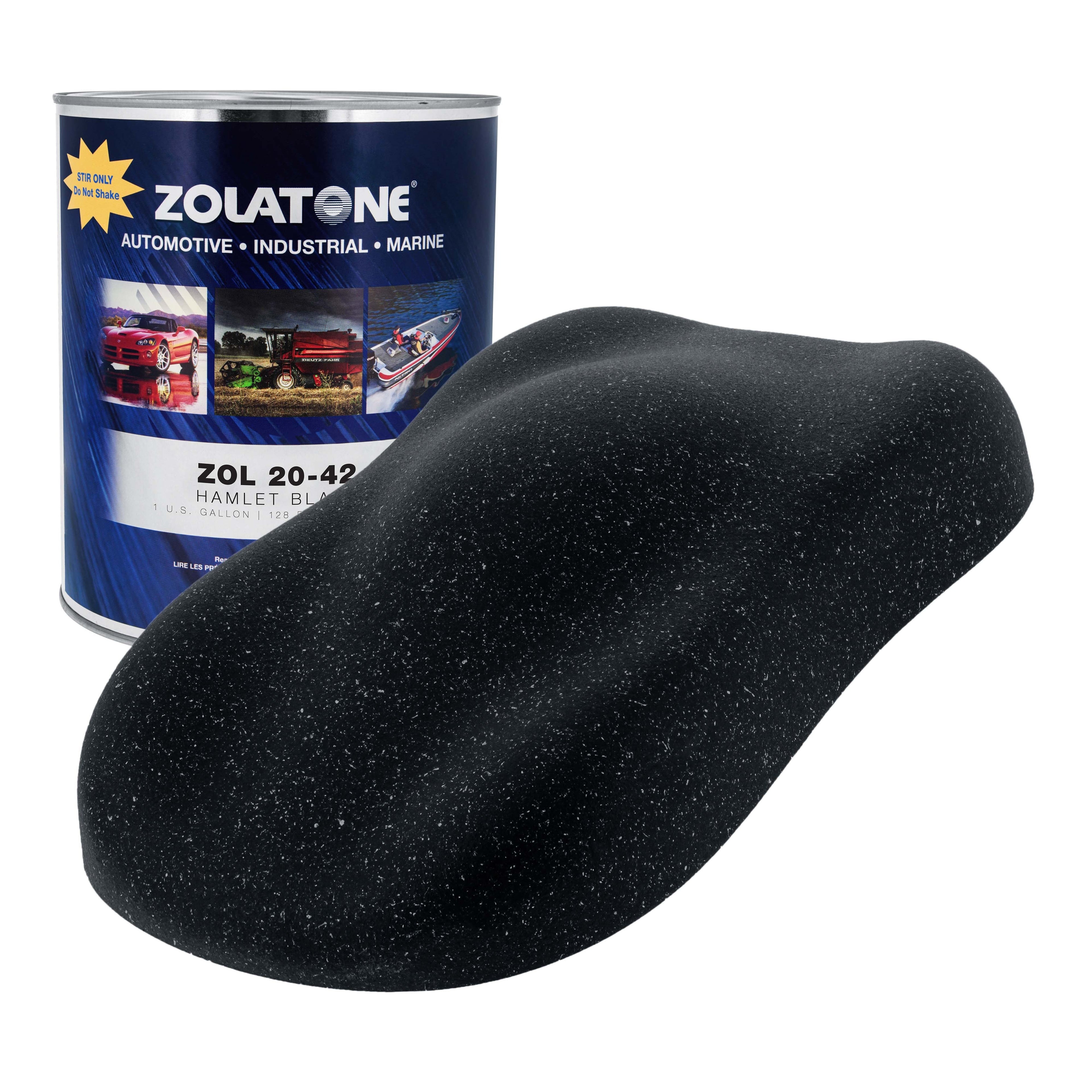 Hamlet Black - Multi-Tone Spatter Finish Gallon Size - Formerly Zolatone