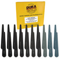 Sanding Sticks and Polishing Sticks for Plastic Models, Pack of 20 - 2 Each of 10 Grits, Coarse 80 to Super-Fine 7000 Grit, Water Drop Style
