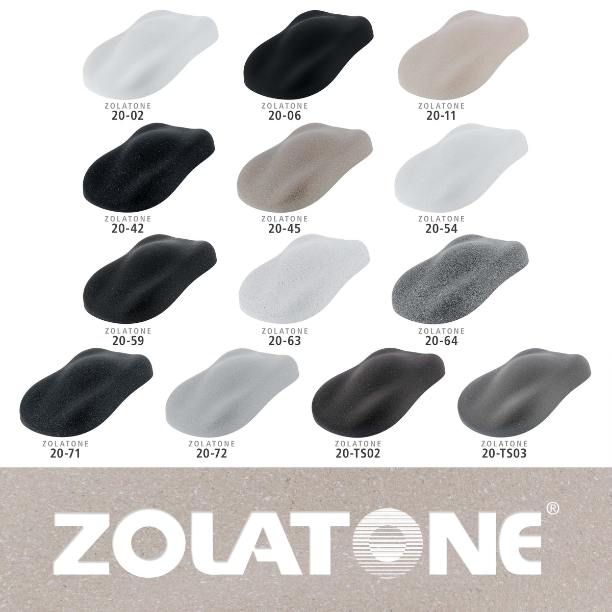Apollo Gray - Multi-Tone Spatter Finish Gallon Size - Formerly Zolatone