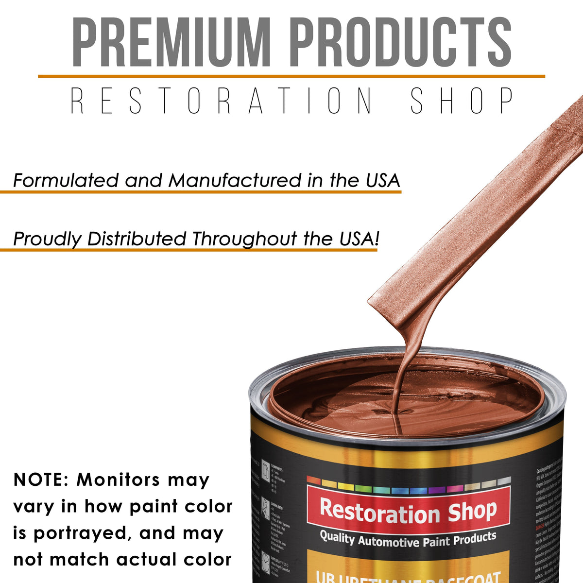 Saddle Brown Firemist Urethane Basecoat with European Clearcoat Auto Paint - Complete Gallon Paint Color Kit - Automotive Refinish Coating