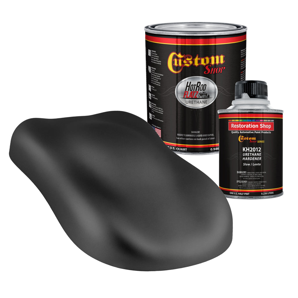 Military Flatz 595-37031 Camo Smoke Black - 2K Urethane Flat Automotive Paint - Quart Kit