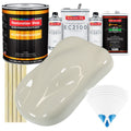 Spinnaker White Urethane Basecoat with European Clearcoat Auto Paint - Complete Gallon Paint Color Kit - Automotive Refinish Coating