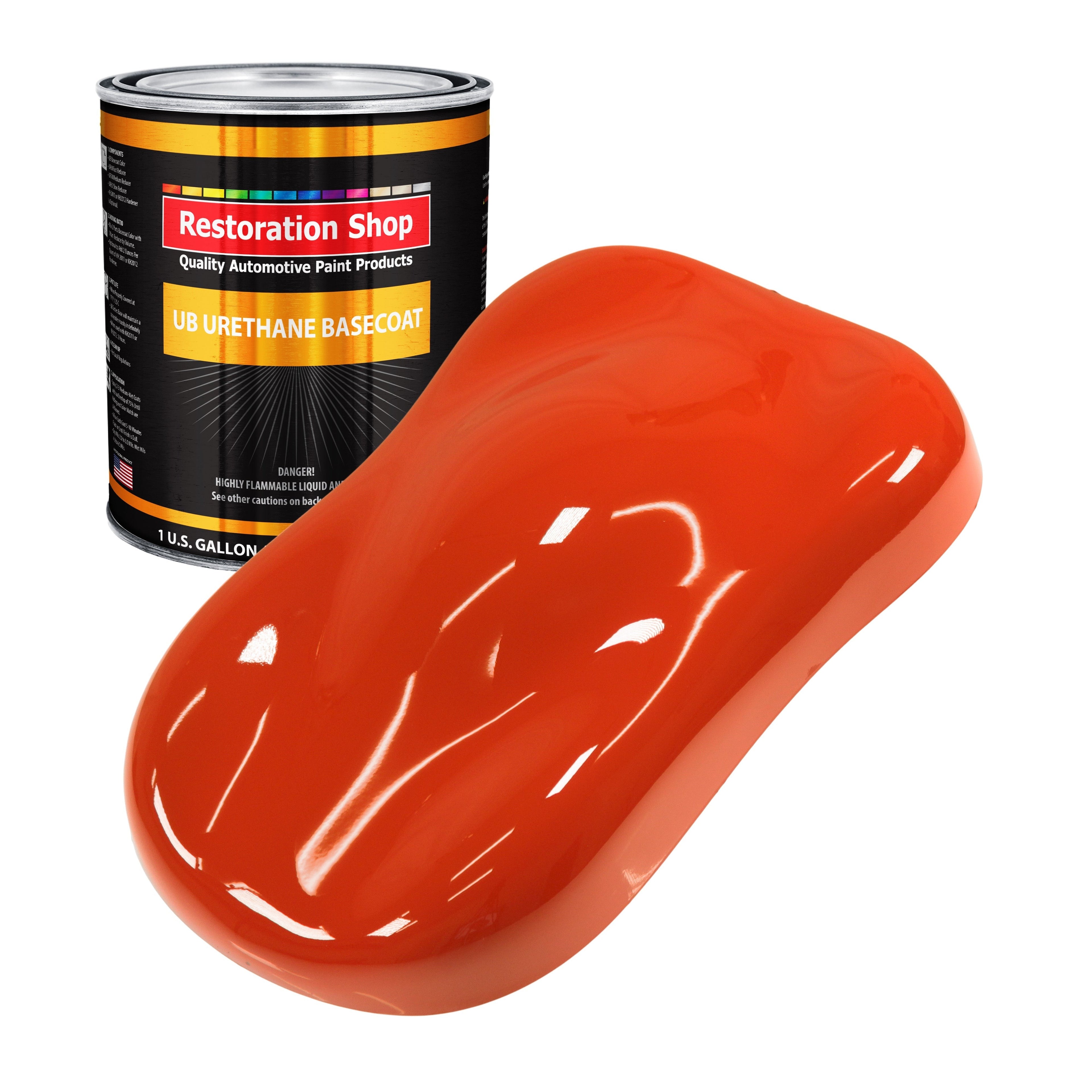 Tractor Red - Urethane Basecoat Auto Paint - Gallon Paint Color Only - Professional High Gloss Automotive, Car, Truck Coating