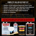 True Blue Firemist - Urethane Basecoat with Premium Clearcoat Auto Paint - Complete Slow Gallon Paint Kit - Professional High Gloss Automotive Coating
