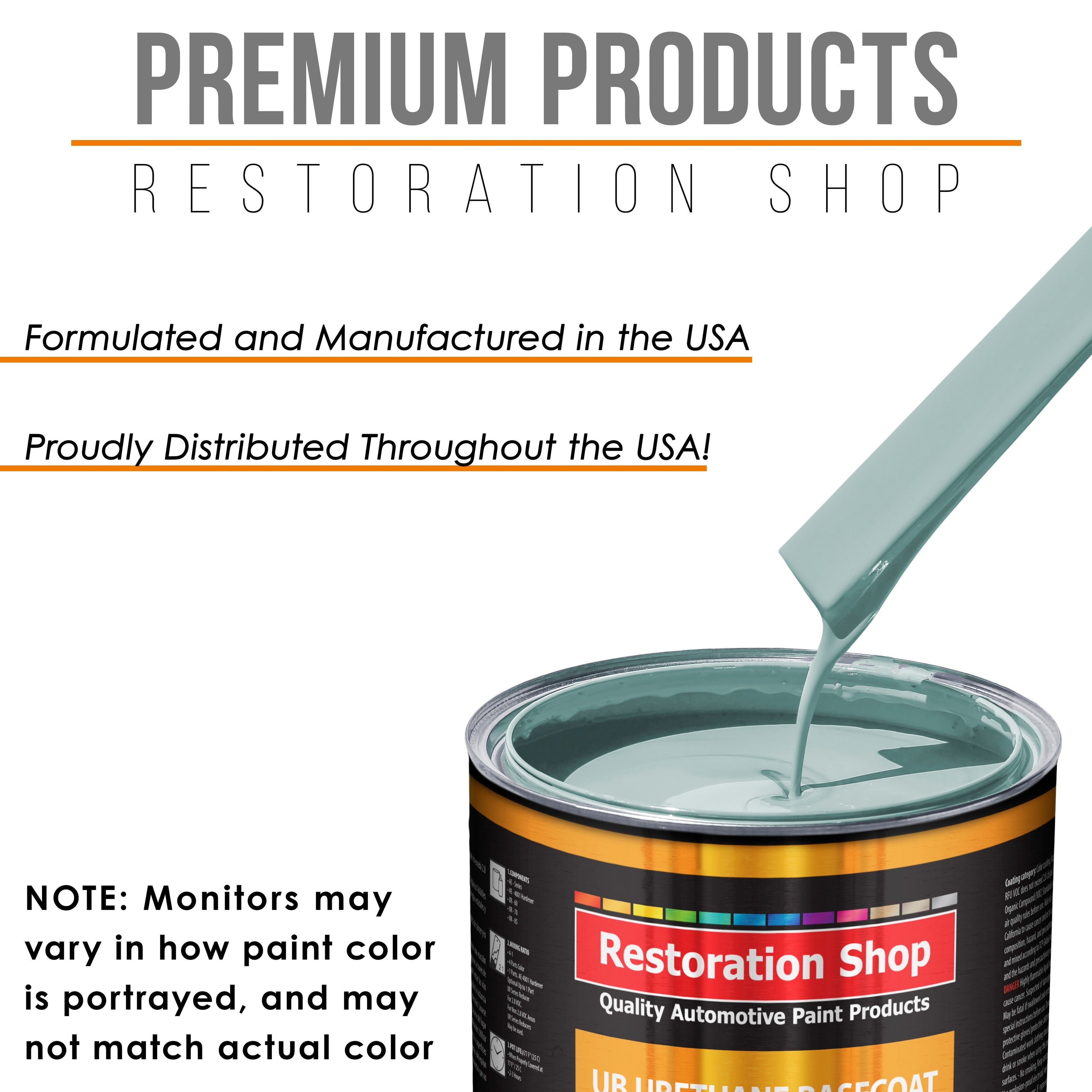 Diamond Blue - Urethane Basecoat with Clearcoat Auto Paint - Complete Fast Gallon Paint Kit - Professional High Gloss Automotive, Car, Truck Coating