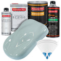 Diamond Blue Urethane Basecoat with European Clearcoat Auto Paint - Complete Quart Paint Color Kit - Automotive Refinish Coating
