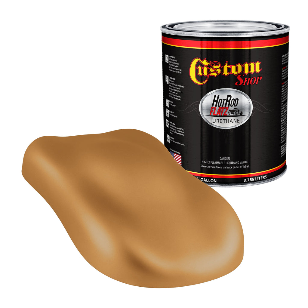 Military Flatz 595-30257 Earth Yellow - 2K Urethane Flat Automotive Paint - Gallon