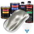 Brilliant Silver Firemist - Urethane Basecoat with Clearcoat Auto Paint - Complete Medium Quart Paint Kit - Professional Automotive Car Truck Coating