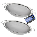 Stainless Steel Paint Strainer, 2 Pack - Fits Over 5 Gallon Paint Bucket Cans, Strains Filters Removes Debris, Particles, Impurities From Coating