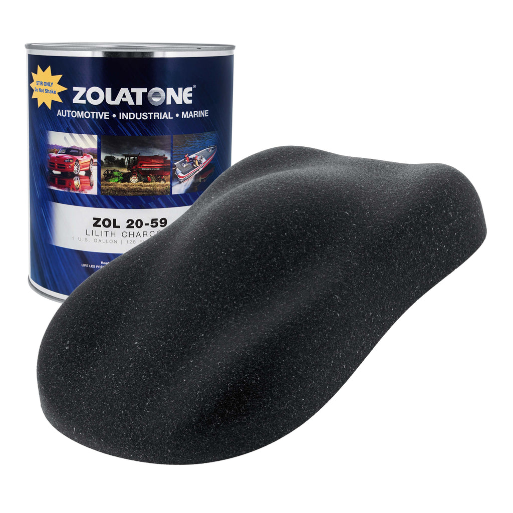 Lilith Charcoal -Multi-Tone Spatter Finish Quart Size - Formerly Zolatone
