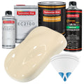 Wimbledon White Urethane Basecoat with European Clearcoat Auto Paint - Complete Quart Paint Color Kit - Automotive Refinish Coating