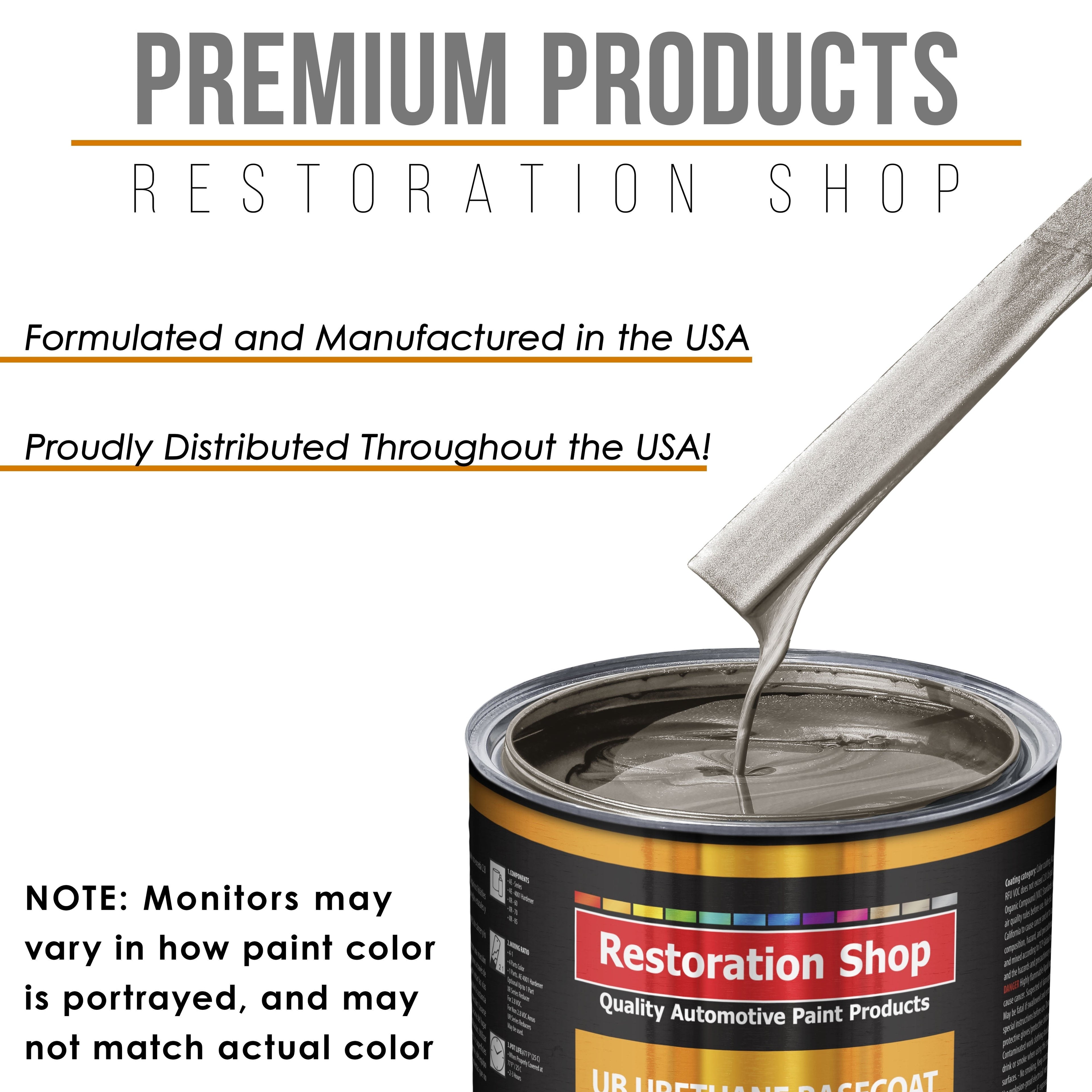 Arizona Bronze Metallic - Urethane Basecoat with Premium Clearcoat Auto Paint - Complete Slow Gallon Paint Kit - Professional Gloss Automotive Coating