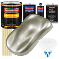Galaxy Silver Metallic - Urethane Basecoat with Clearcoat Auto Paint - Complete Medium Gallon Paint Kit - Professional Automotive Car Truck Coating