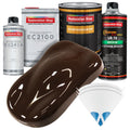 Dakota Brown Urethane Basecoat with European Clearcoat Auto Paint - Complete Quart Paint Color Kit - Automotive Refinish Coating