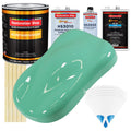 Light Aqua - Urethane Basecoat with Premium Clearcoat Auto Paint - Complete Slow Gallon Paint Kit - Professional High Gloss Automotive Coating