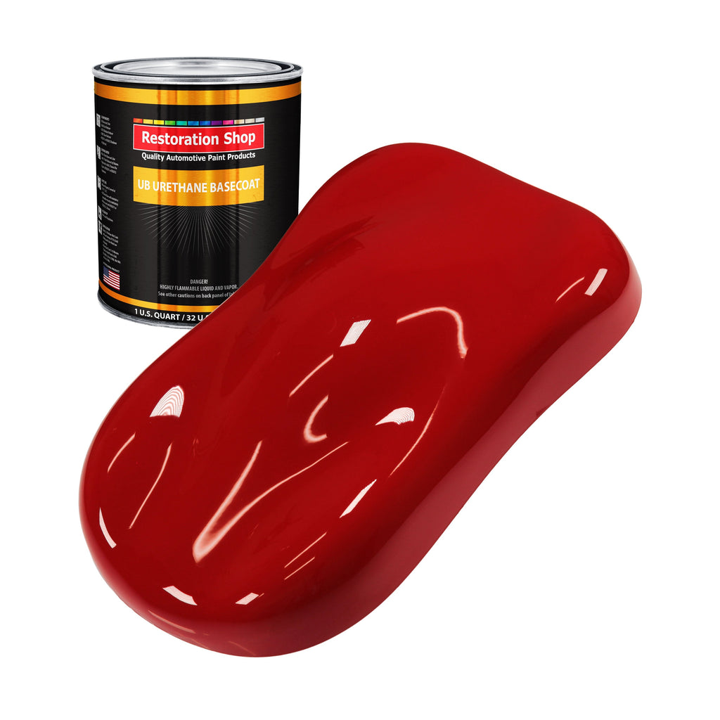 Victory Red - Urethane Basecoat Auto Paint - Quart Paint Color Only - Professional High Gloss Automotive, Car, Truck Coating