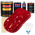 Quarter Mile Red - Urethane Basecoat with Clearcoat Auto Paint (Complete Slow Gallon Paint Kit) Professional High Gloss Automotive Car Truck Coating