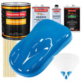 Speed Blue - Urethane Basecoat with Premium Clearcoat Auto Paint - Complete Medium Gallon Paint Kit - Professional High Gloss Automotive Coating