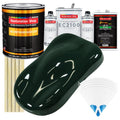 British Racing Green Urethane Basecoat with European Clearcoat Auto Paint - Complete Gallon Paint Color Kit - Automotive Refinish Coating