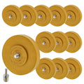 Rubber Eraser Wheel with Drill Adapter (Pack of 12) Decal Remover Wheel - Sticker Remover Tool - Pinstripe Removal - Emblem Removal Tool - Removes