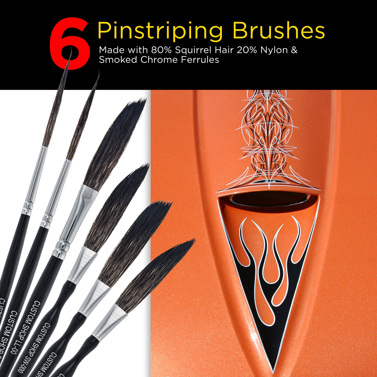 Complete Striper Pinstriping Starter Kit - 8 Colors