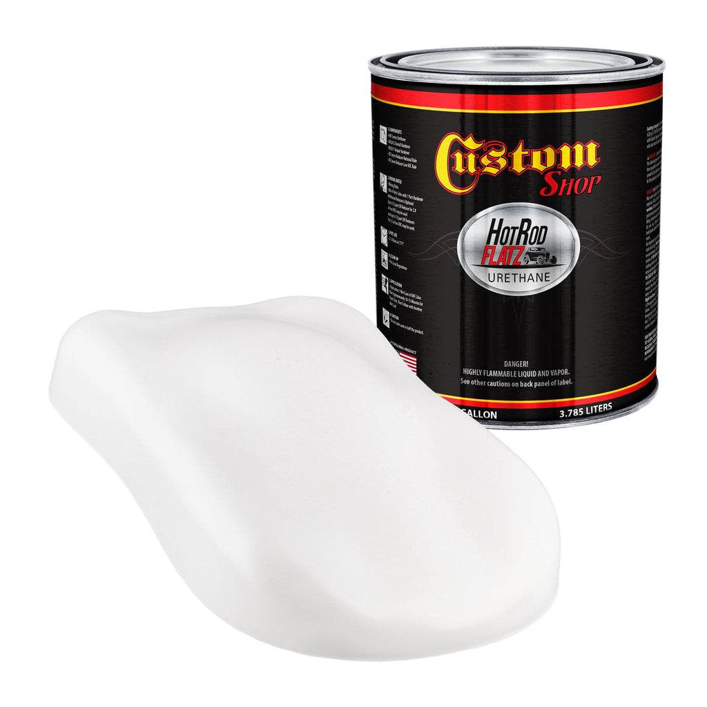 Military Flatz 595-37925 White - 2K Urethane Flat Automotive Paint - Gallon