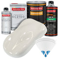 Wispy White Urethane Basecoat with European Clearcoat Auto Paint - Complete Quart Paint Color Kit - Automotive Refinish Coating