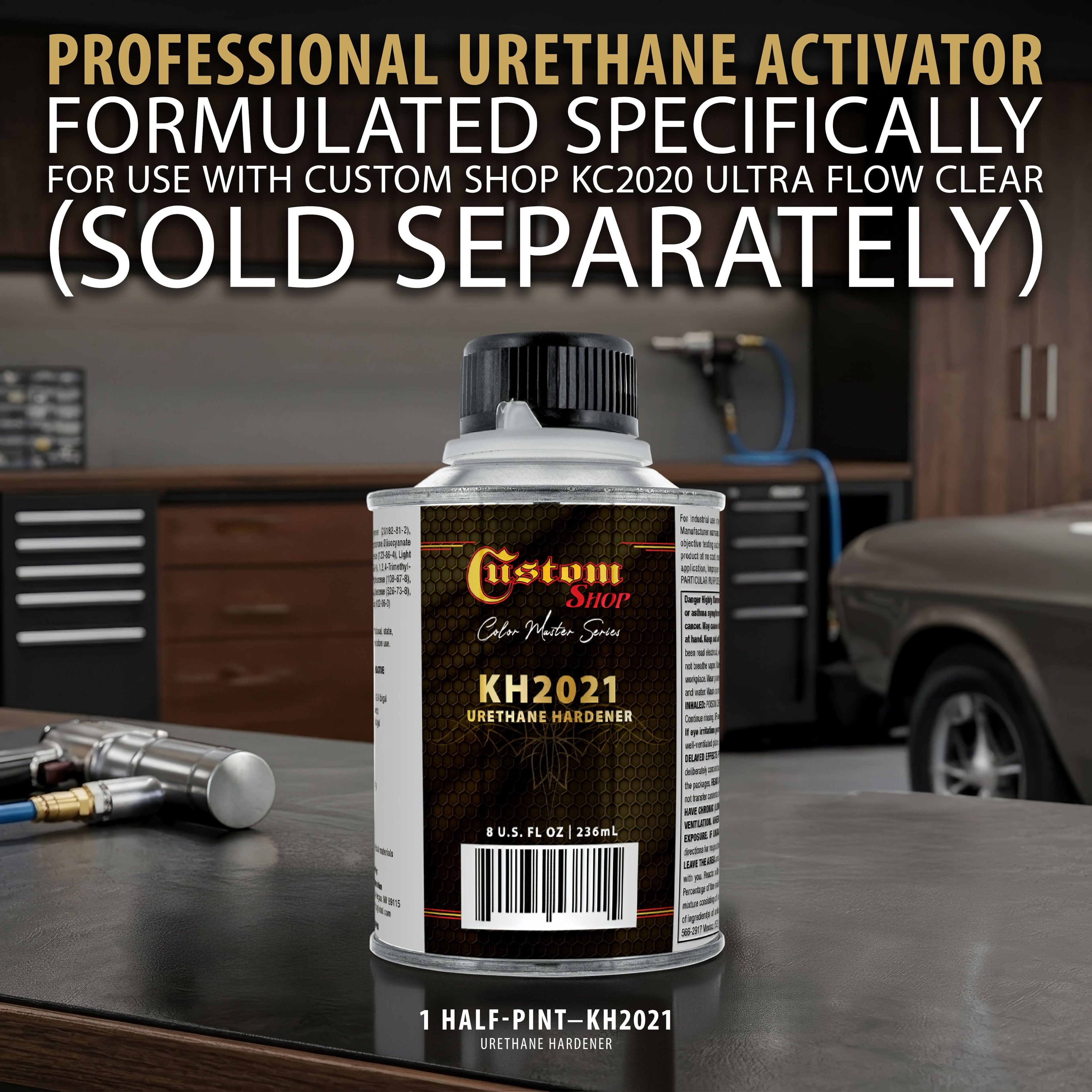 KH2021 Ultra Flow Urethane Clearcoat Hardener, 1 Half Pint