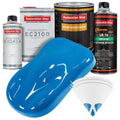 Speed Blue Urethane Basecoat with European Clearcoat Auto Paint - Complete Quart Paint Color Kit - Automotive Refinish Coating